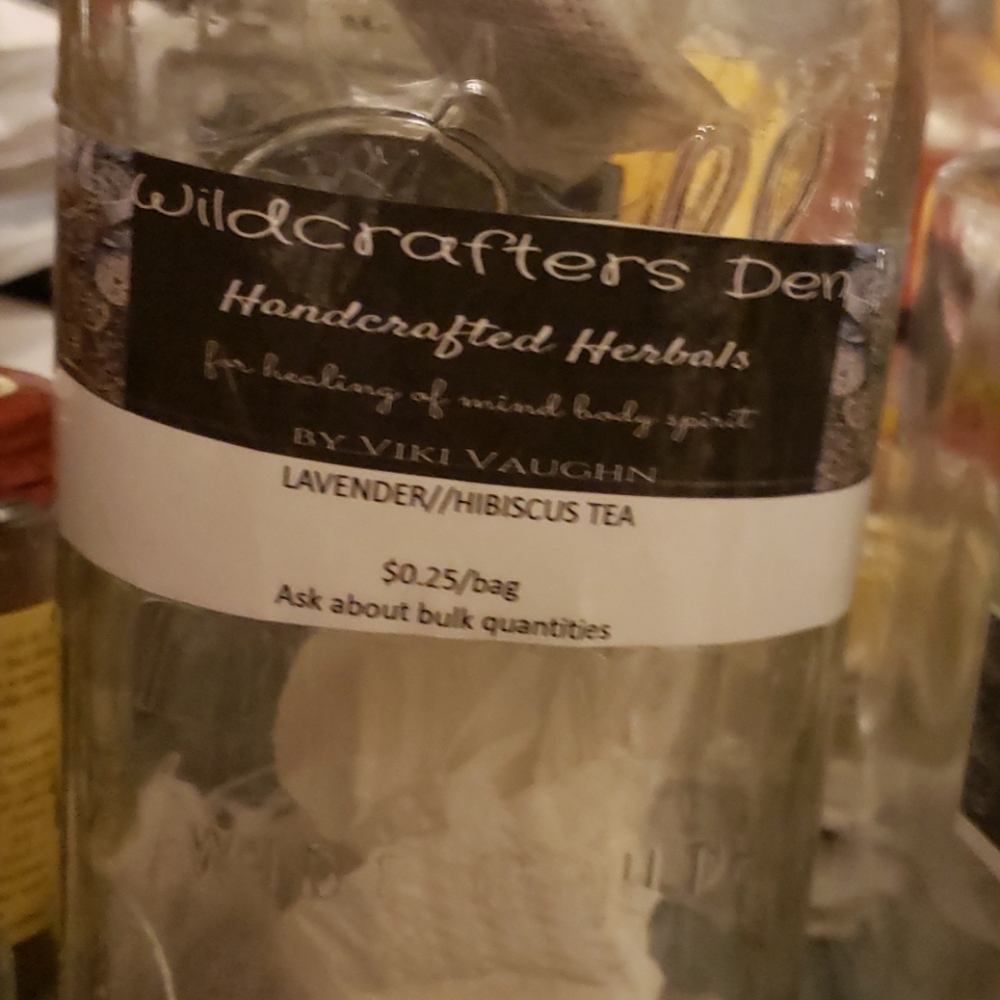 Lavender hibiscus tea